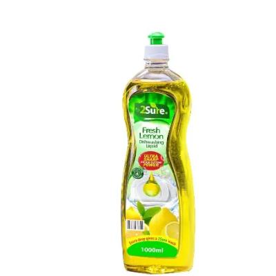 2Sure Dish Washing Liquid Fresh Lemon 1 L