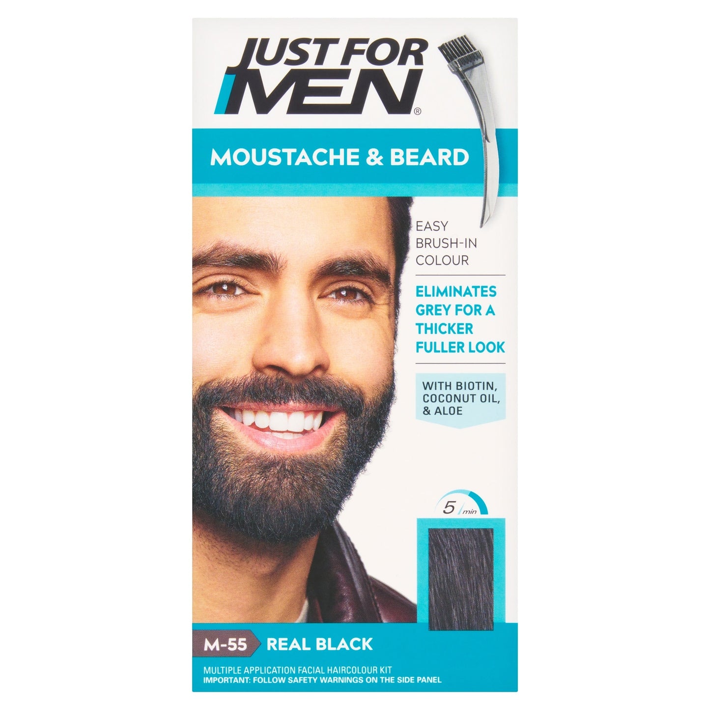 Just For Men Brush-In Colour Gel Real Black