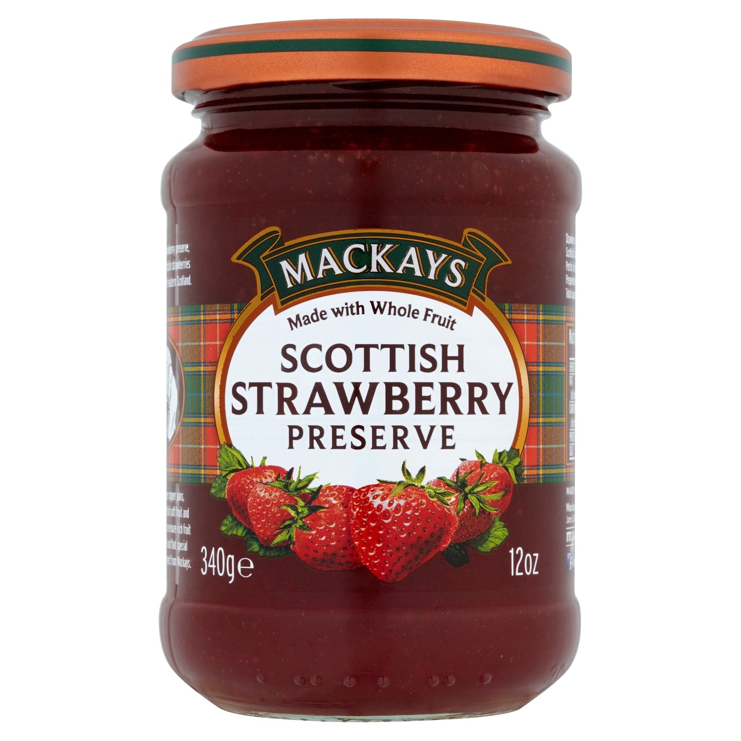 Mackays Scottish Strawberry Preserve 340 g