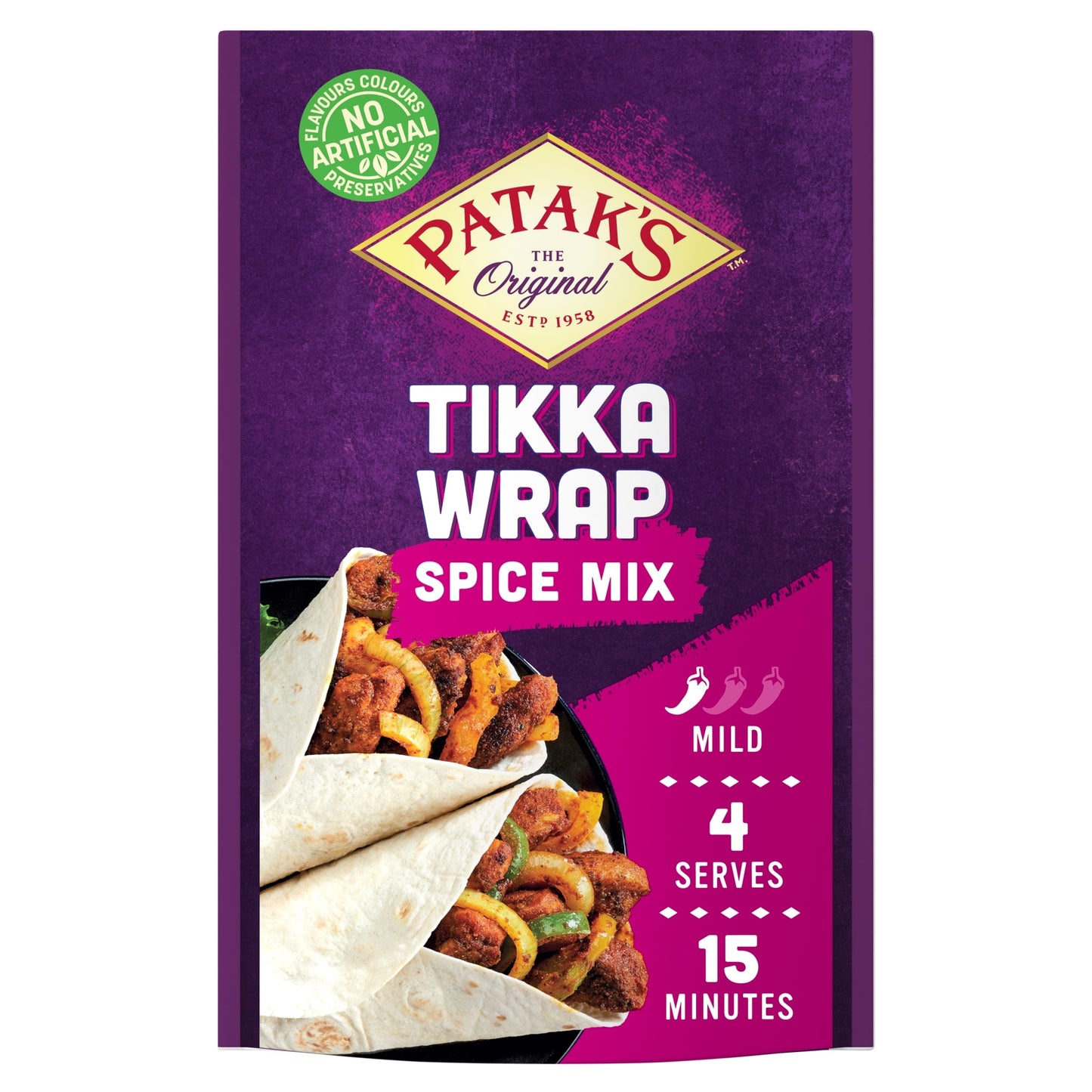 Patak's Tikka Wrap Spice Mix 25 g