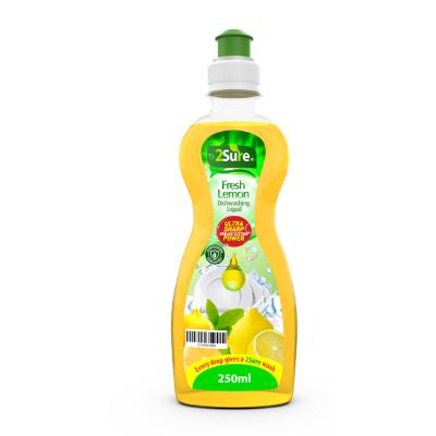 2Sure Dish Washing Liquid Fresh Lemon 250 ml