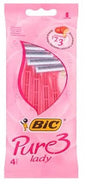 Bic Pure 3 Lady Razor x4