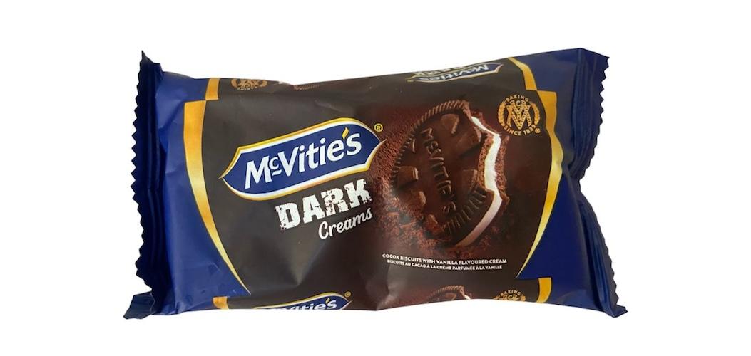 McVitie's Dark Cookie Vanilla Flavoured Cream Biscuits 35 g