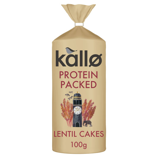 Kallo Protein Lentil Cakes 100 g