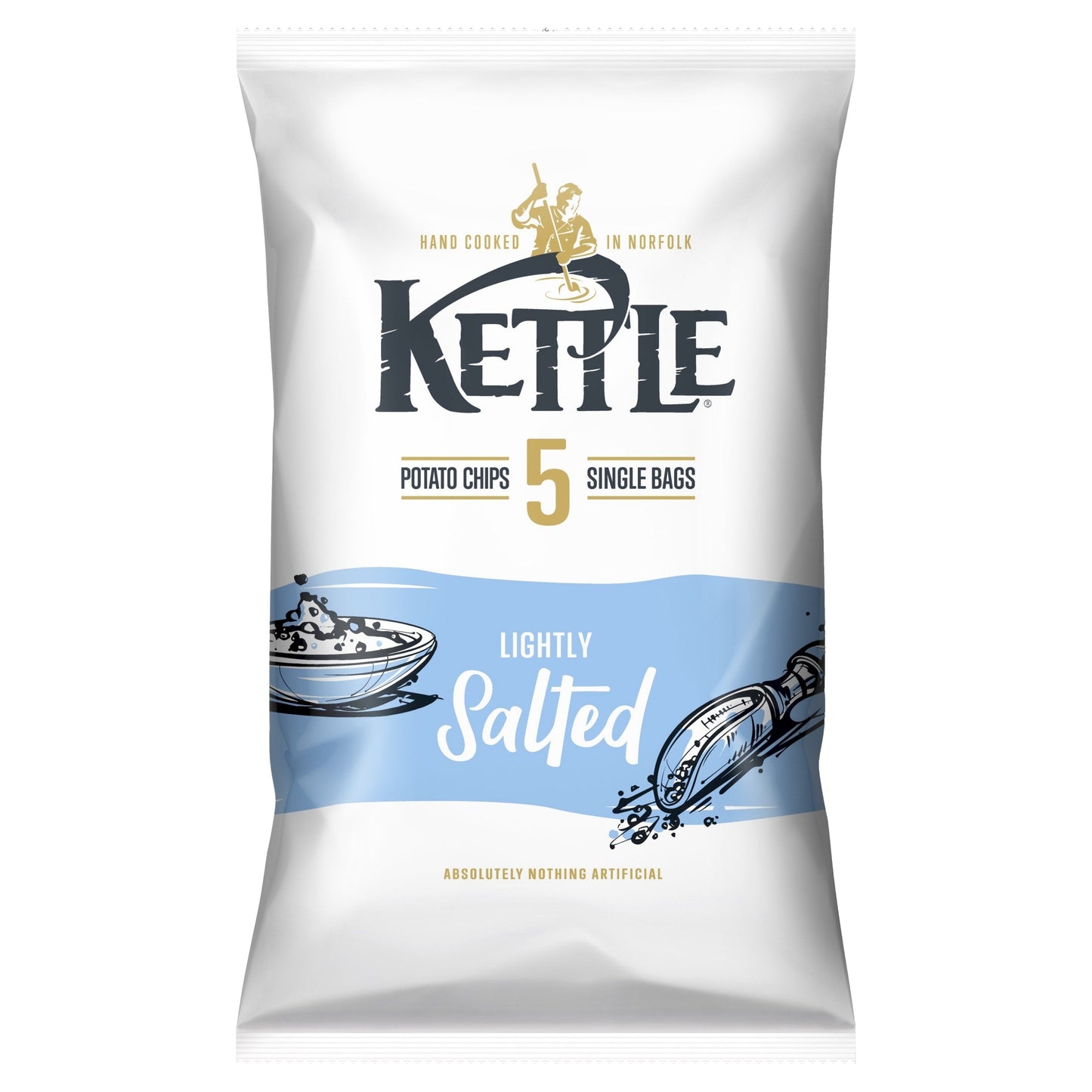 Kettle Lightly Salted Crisps 5 x 25 g