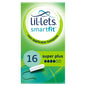 Lil Lets Non Applicator Super Plus Tampons 16 Pack