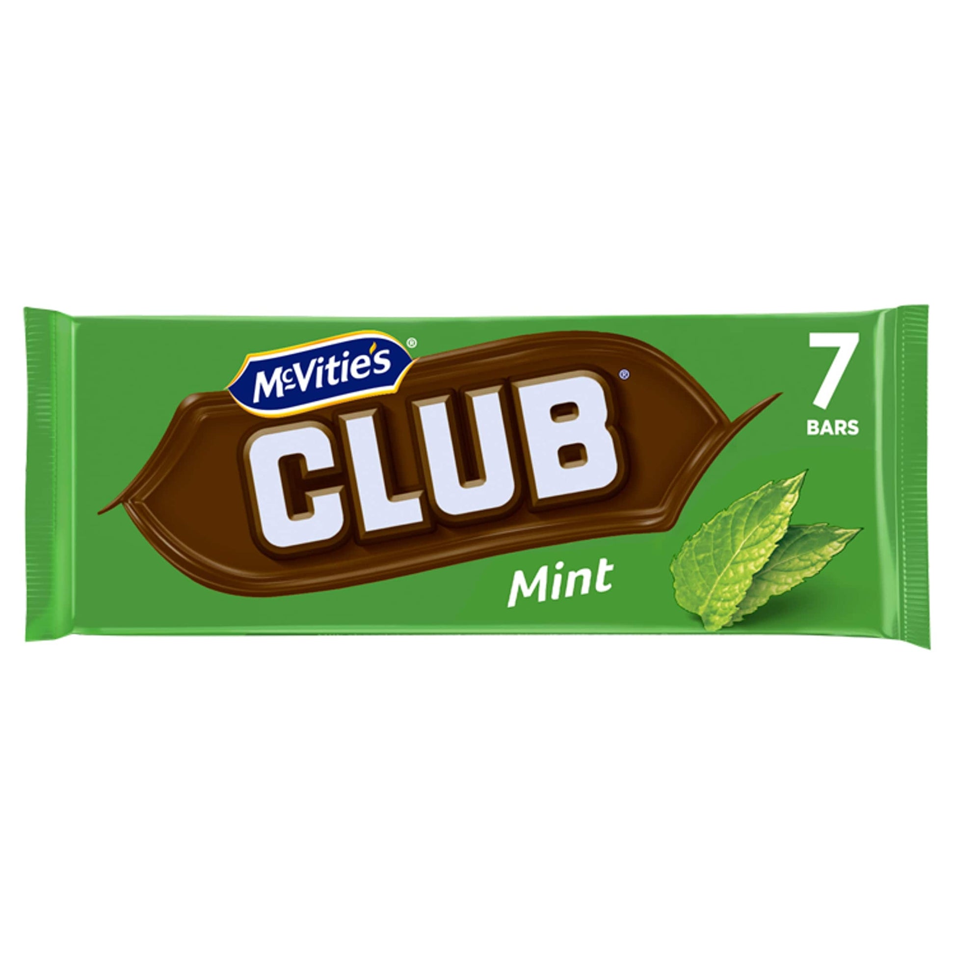 McVitie's Club Mint Biscuit Bars 7 x 22 g