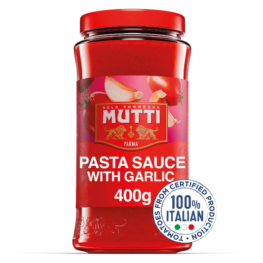 Mutti Tomato Pasta Sauce With Garlic 400 g