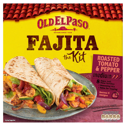 Old El Paso Tomato & Pepper Fajita Kit 505 g